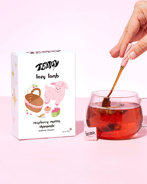 "Lazy Lamb" Raspberry Muffin Chamomile Tea