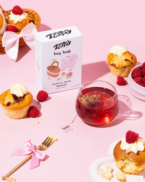 "Lazy Lamb" Raspberry Muffin Chamomile Tea
